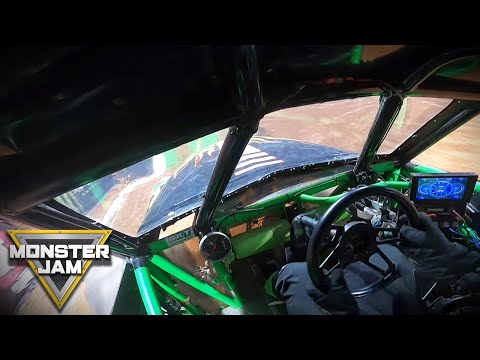 Grave Digger Monster Jam Freestyle Onboard with Backflip! | Atlanta 2020 | Monster Jam