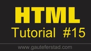 HTML Tutorial 15 Make your Picture a Hyperlink