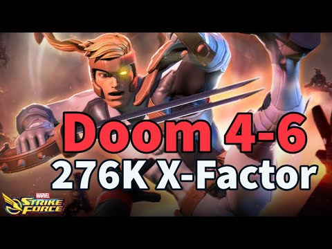 276K X-Factor! Doom 4-6 Campaign Unlock Guide | Marvel Strike Force - Free to Play
