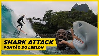 SHARK ATTACK no Pontão do Leblon [ Rio de Janeiro ] #Surf