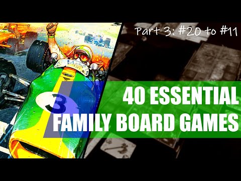 40 Essential Family Board Games | Part 3 (20 to 11) | Best Tabletop games recommended for families