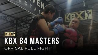 KBX 84 Masters | Official Full Fight | Singapore Veteran Boxing Event