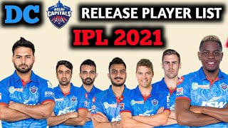 IPL 2021 Delhi Capitals Release Players List | ipl Auction 2021 | DC released player