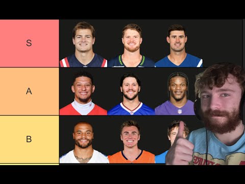 MY 2025-2026 NFL QB Tier List!
