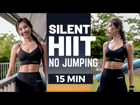 15 MIN Metabolism Boosting Silent HIIT (No Jumping No Repeat No Equipment) // 15分钟提升新陈代谢无跳跃有氧训练