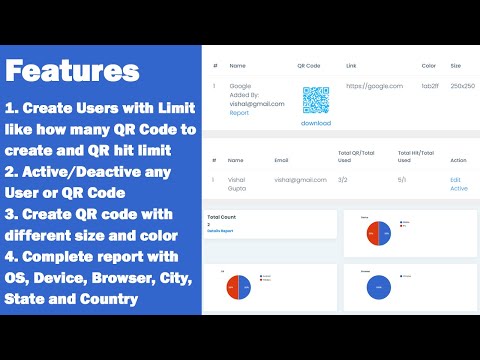 Generating QR Code with Statistics Reports Complete QR PHP Code Script