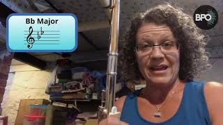 FLUTE: One octave scales with Christine Davis