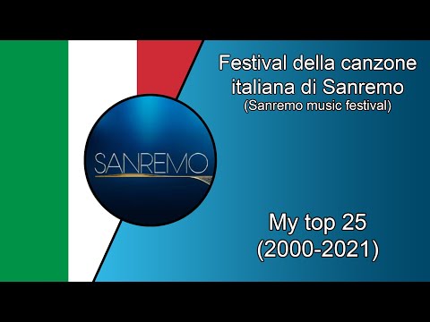 Festival Di Sanremo - My Top 25 Songs (2000 - 2021)