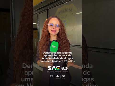 Denarc realiza segunda apreensão de mais de uma tonelada de drogas em Novo Airão em 3 dias