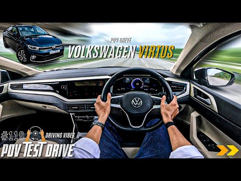 2025 VOLKSWAGEN VIRTUS | TOPLINE | 1.0L 114BHP | POV Drive #119 | VIRTUS | 4K | #volkswagen  #virtus