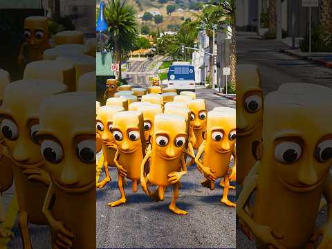 Tung Tung Sahur group gets a lesson | GTA V | #shorts #368