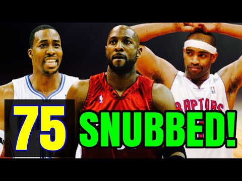 The Most DISRESPECTFUL Snubs from the 75 Greatest List