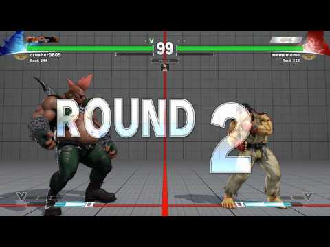 SFV~ Ryu (MCZ Diago Umehara) vs. Birdie (crusher0809) HD 17
