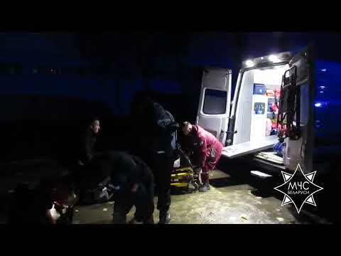 На ночном пожаре в Гомеле работники МЧС спасли пенсионера
