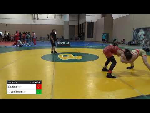 106 Lbs 3rd Place - Ricardo Saenz, Michigan Revolution Vs Matthew Spignardo, South Carolina 1693