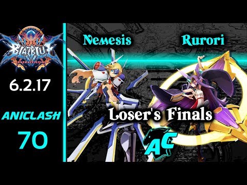 AniClash 70 - Nemesis (Mu) vs Rurori (Izanami) Loser's Finals Blazblue CF