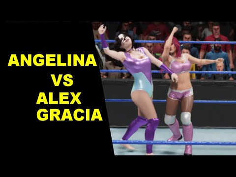 WWE 2K19 Angelina vs Alex Gracia - Iron Woman