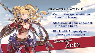 Granblue Fantasy: Versus - Character trailer (Zeta)
