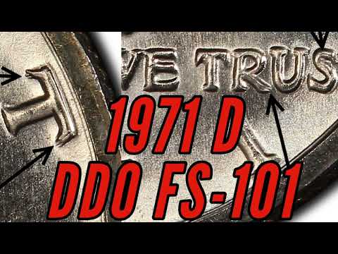 1971 D DDO FS-101 | What to look for while coin roll hunting Kennedy half dollars