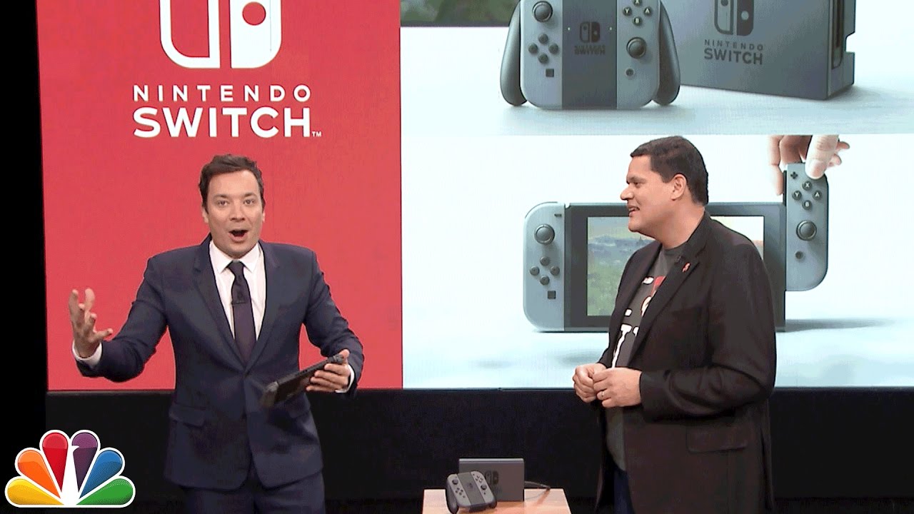 Jimmy Fallon Debuts the Nintendo Switch - YouTube