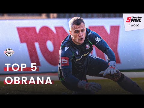 TOP 5 OBRANA - 1. kolo SuperSport HNL (2023./24.)