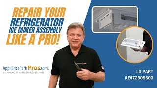 How to Replace LG/Kenmore Refrigerator Ice Maker Assembly AEQ72909603