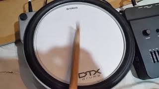 Video thumbnail for Testing yamaha dtx xp100sd snare pad by triumphalist pill
