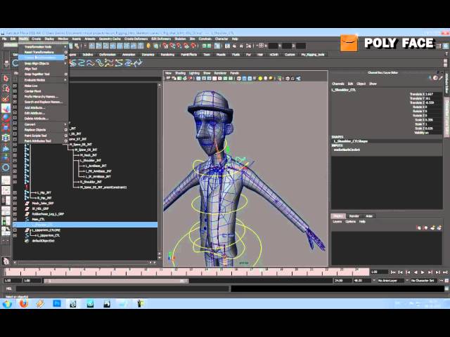 Character Rigging - The arm - Maya Tutorial