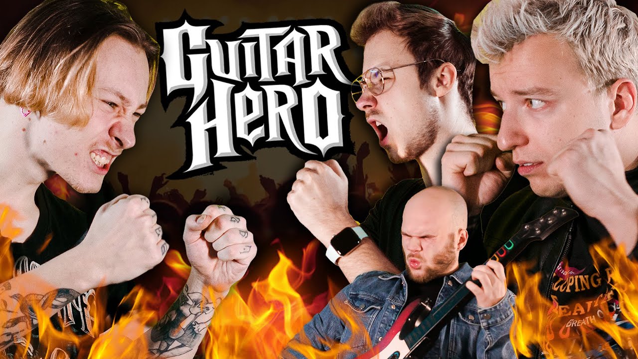 WYZWAŁEM ICH NA POJEDYNEK W GUITAR HERO XD! (Gimper, Yachu)
