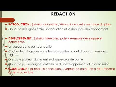 METHODOLOGIE DE L'ESSAI #2 : La Rédaction