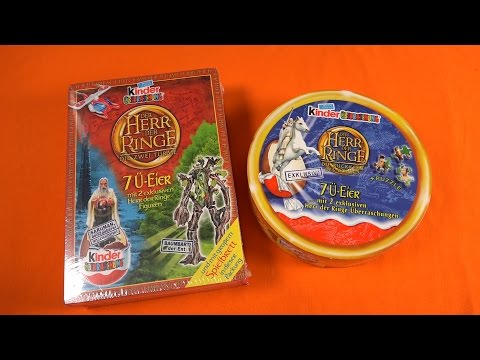 Lord Of The Ring - Kinder Surprise Egg UNBOXING (Herr der Ringe)