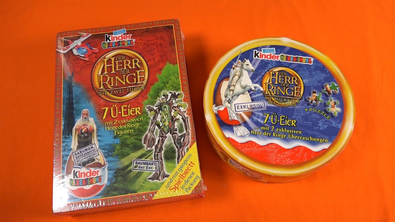 Lord Of The Ring - Kinder Surprise Egg UNBOXING (Herr der Ringe)
