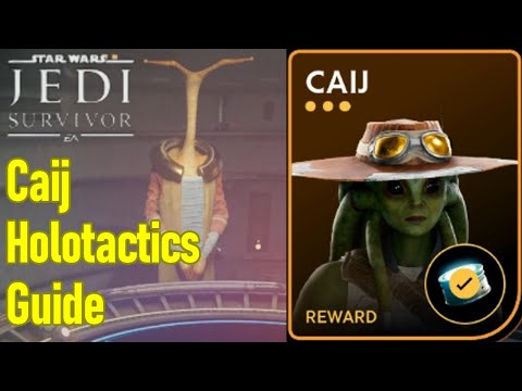 Star Wars Jedi Survivor holo tactics Caij guide / walkthrough, how to beat Caij consistently