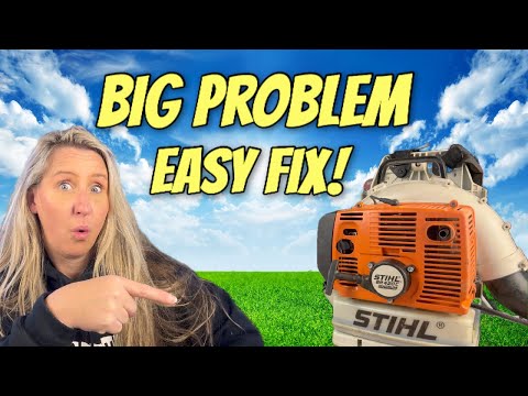 Stihl Backpack Blower Saved From Scrap Yard! How To Diagnose and Repair A Sheered Flywheel Key