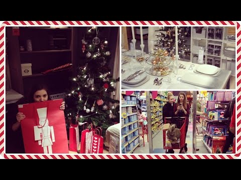VLOGMAS DZIEŃ 3 2014 | IKEA, CHOINKA, ZAKUPY, ŚWIĄTECZNE DEKORACJE
