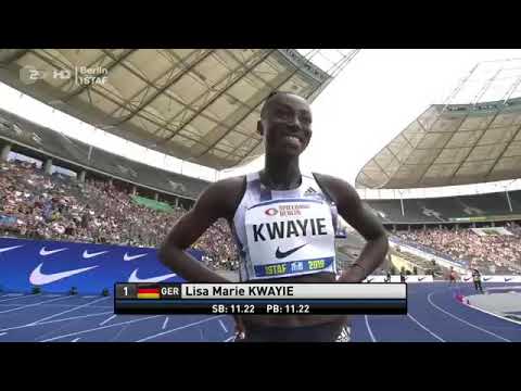 Women's 100m final istaf Berlin 2019