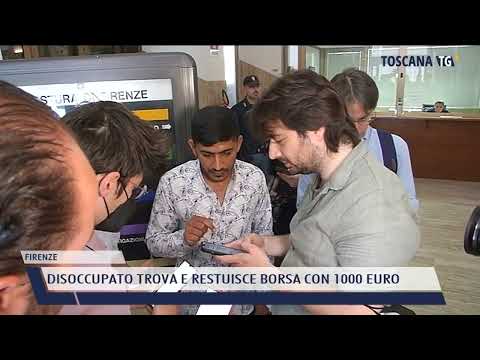 2022-05-17 FIRENZE - DISOCCUPATO TROVA E RESTUISCE BORSA CON 1000 EURO