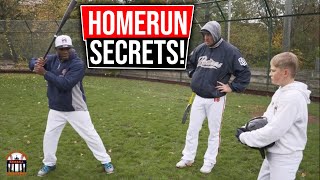 HOW TO HIT MORE HOME RUNS!  (no matter your size) - Baseball Hitting Tips for Power!