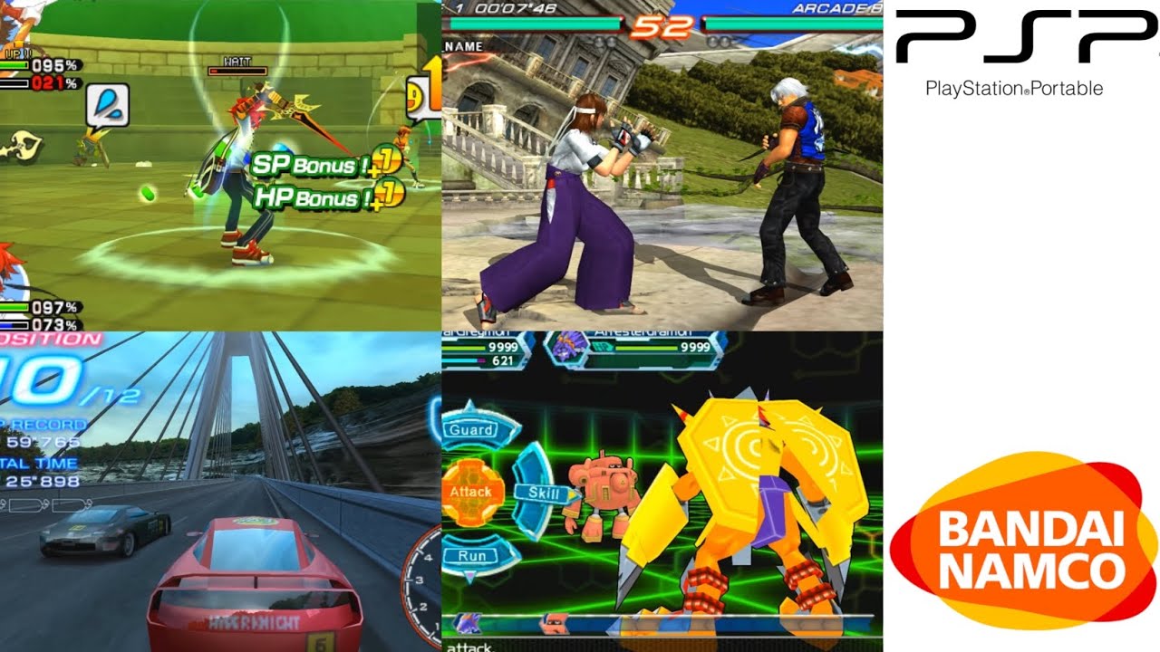 Top 30 Best Bandai Namco Games for PSP