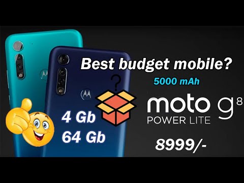 Motorola Moto g8 Power Lite || Unboxing || English