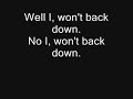 I Won't Back Down |Lyrics| - Tom Petty And The Heartbreakers