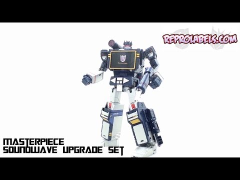 Video Review of the Reprolabels Masterpiece Soundwave Upgrade set