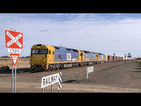 7902V Mildura Container Train At Gheringhap Loop (19/7/2023) - PoathTV Railways