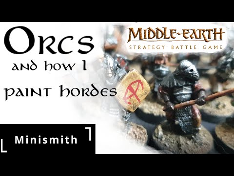 Orcs, and how I paint hordes