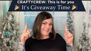 *CLOSED* CRAFTYCREW It’s Giveaway Time - 2 Winners 🎉