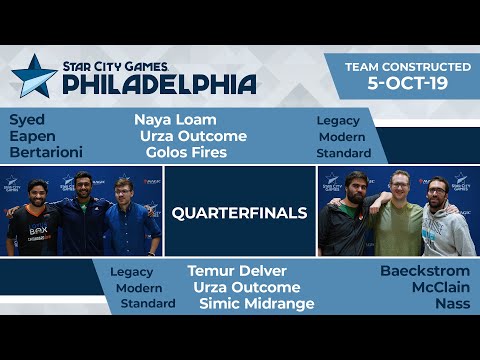 SCGPHILLY: Quarterfinals - Syed, Eapen, Bertarioni VS Baeckstrom, McClain, Nass | Team Constructed