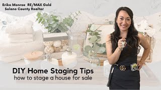 Home Staging Tips - How to stage a house for sale - DIY tips for home staging - Staging on a budget