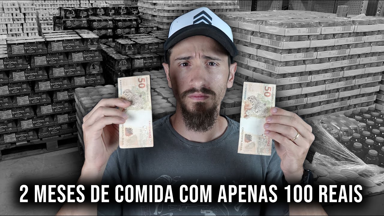 Como montar um estoque de comida por 100 reais? - Preparado