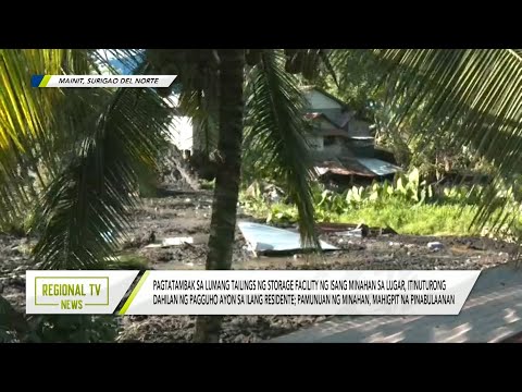 Regional TV News: Mahigit 20 kabahayan, nasira ng landslide sa Mainit, Surigao del Norte