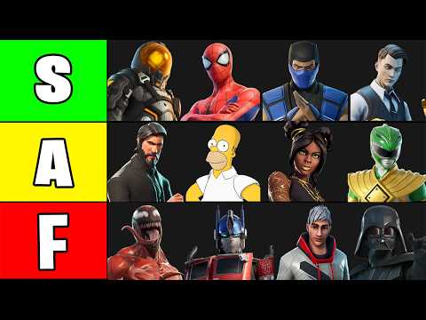 Ranking EVERY Fortnite Tier 100 Skin!